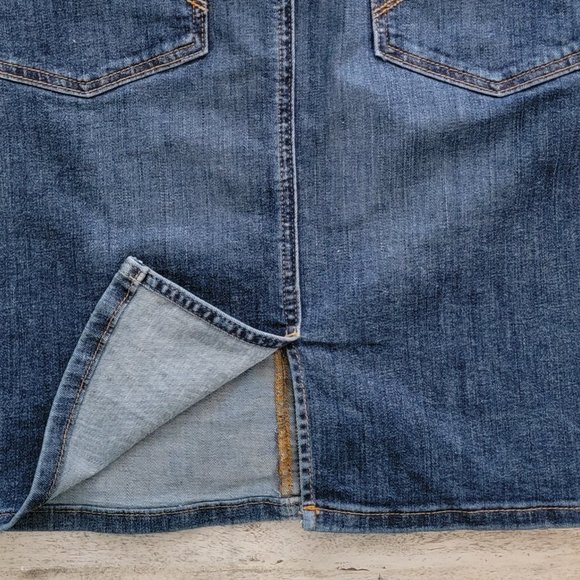 Dickies Straight Denim Skirt 12 - Picture 13 of 15